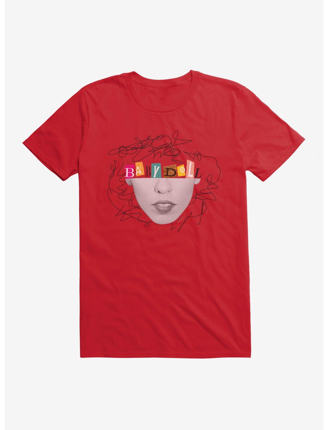 Luna Aura Babydoll T-Shirt, RED, hi-res
