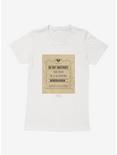 Fantastic Beasts Do Not Obstruct Womens T-Shirt, WHITE, hi-res