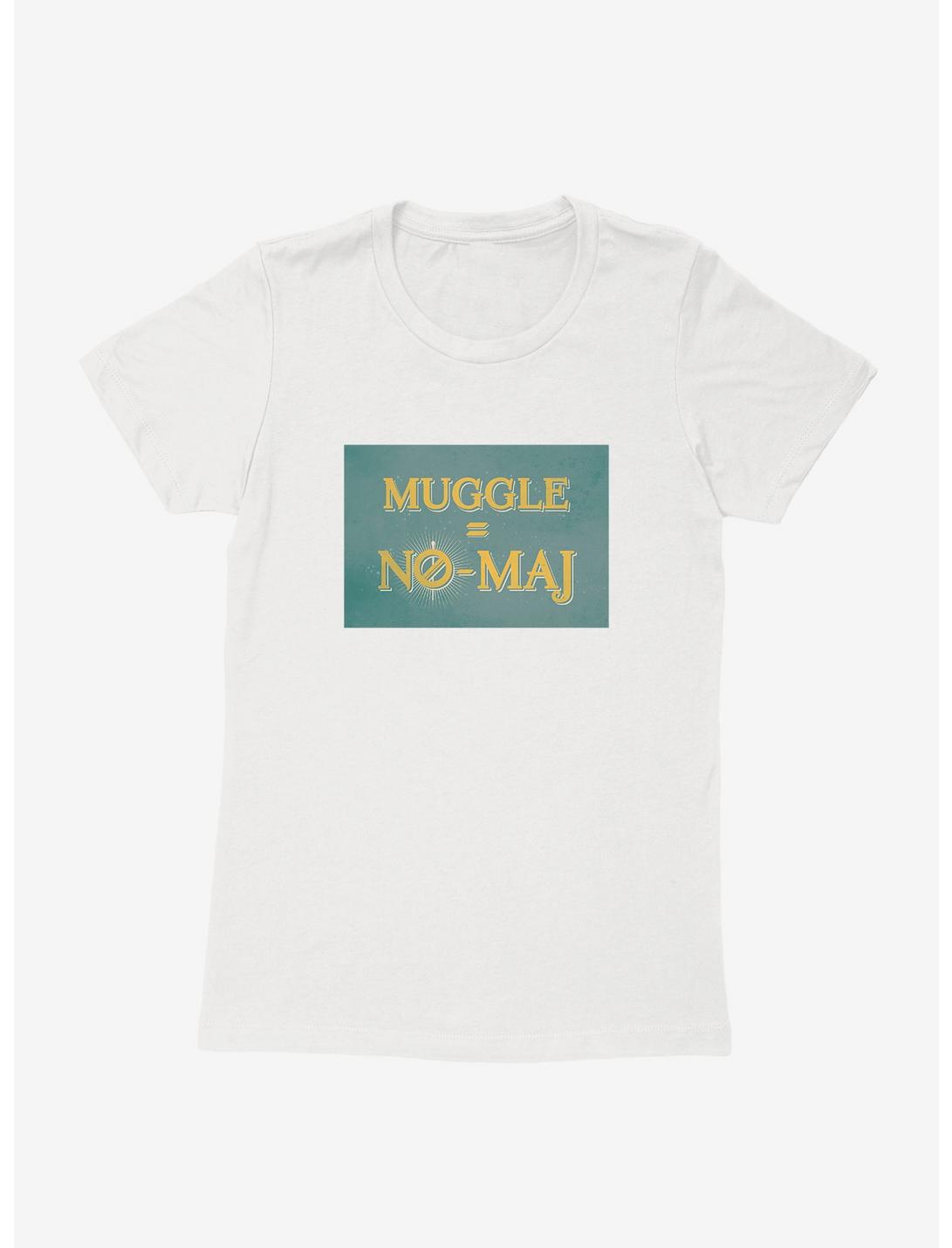 Fantastic Beasts Muggle = No-Maj Womens T-Shirt, WHITE, hi-res