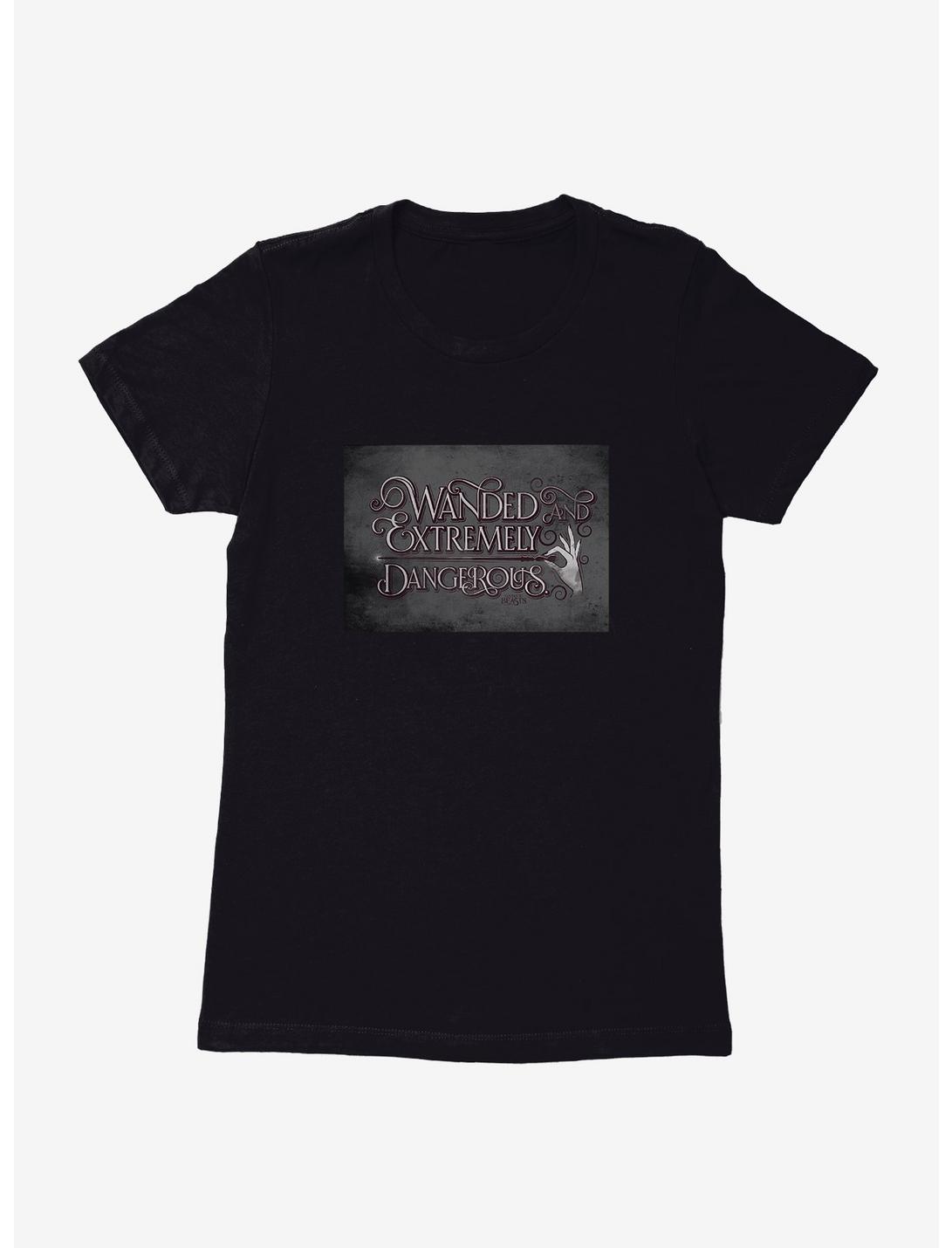 Fantastic Beasts Wanded And Dangerous Womens T-Shirt, BLACK, hi-res