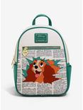 Loungefly Disney Lady and the Tramp Newspaper Mini Backpack - BoxLunch Exclusive, , hi-res