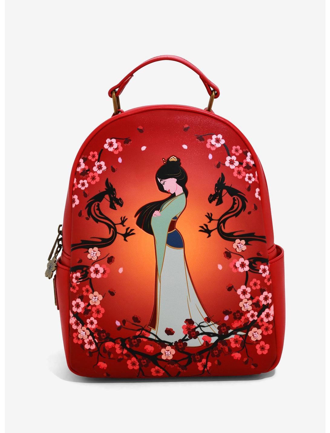 Loungefly Disney Mulan Magnolia Branches Mini Backpack - BoxLunch Exclusive, , hi-res