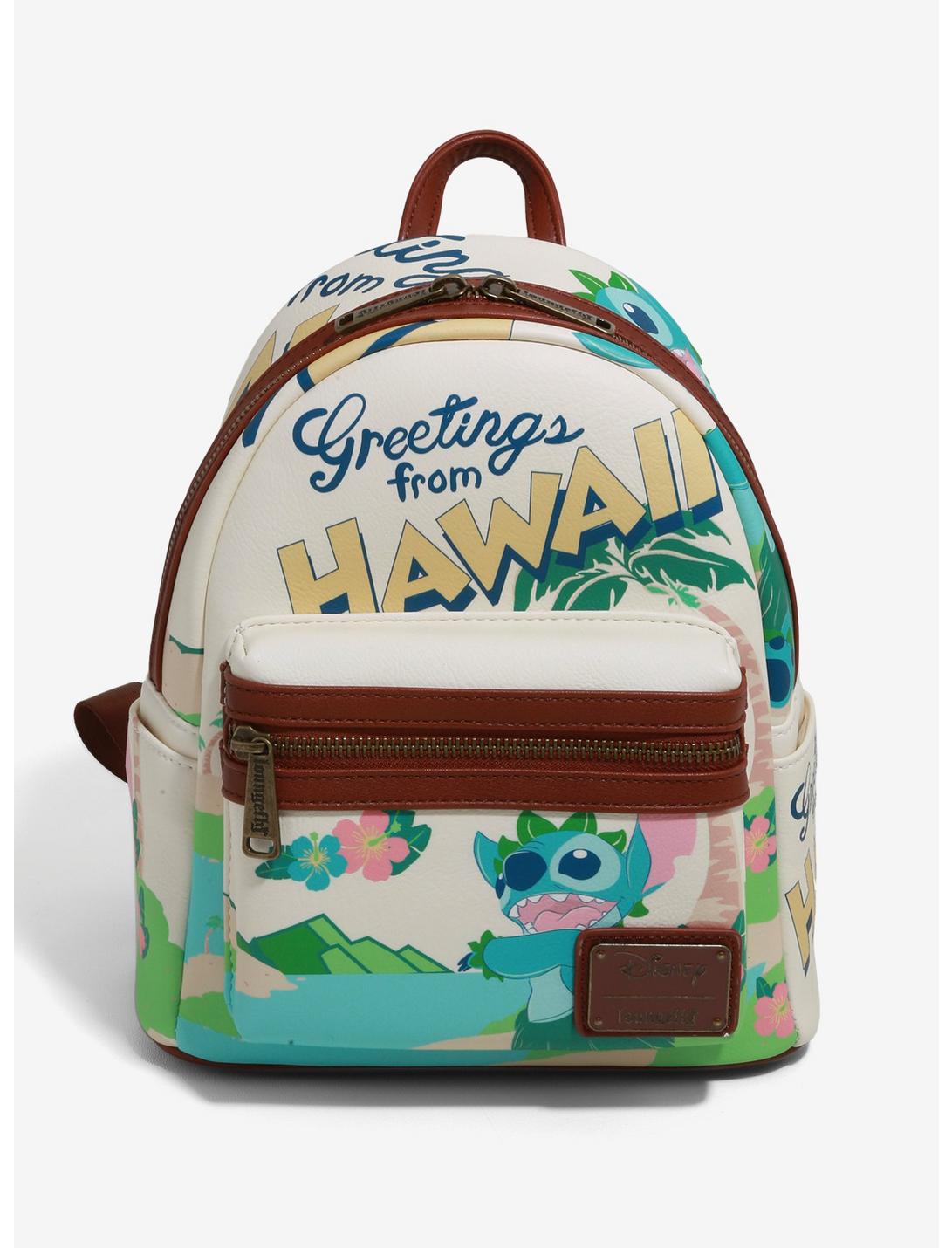 Loungefly Disney Lilo & Stitch Travel Postcard Mini Backpack - BoxLunch Exclusive, , hi-res