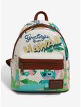 Loungefly Disney Lilo & Stitch Travel Postcard Mini Backpack - BoxLunch Exclusive, , hi-res