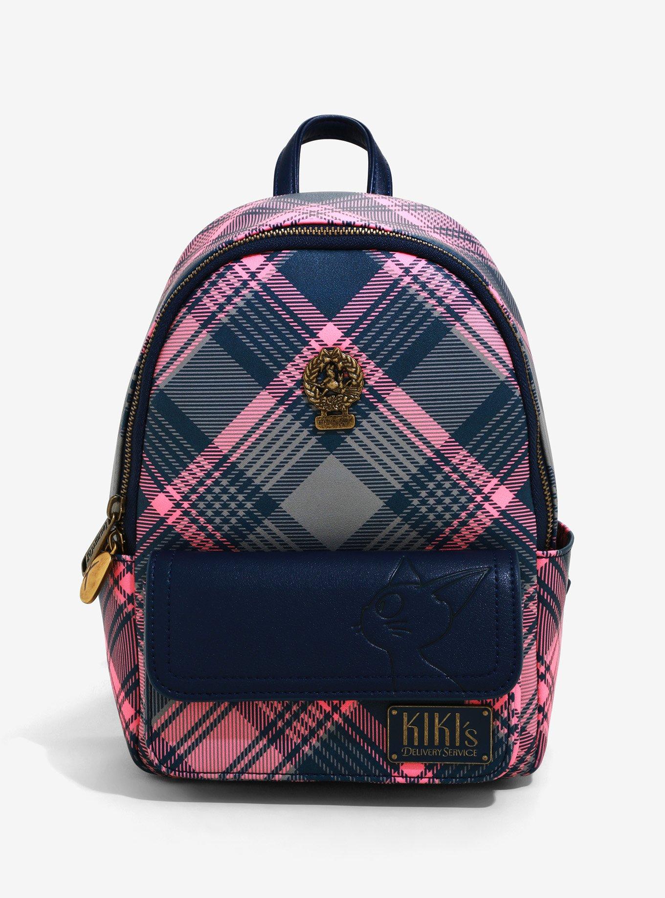 Studio Ghibli Kiki's Delivery Service Plaid Mini Backpack BoxLunch