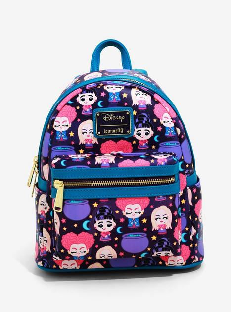 Loungefly Disney Hocus Pocus Chibi All Over Print Mini Backpack & Wallet Loungefly Disney Hocus Pocus Character Chibi All Over Print  main image 3