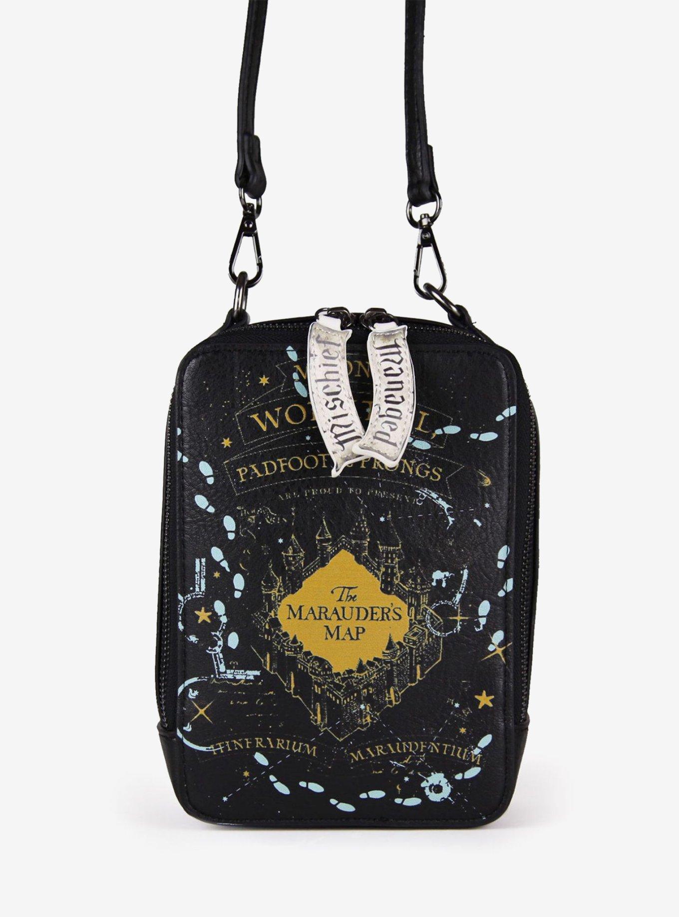 Danielle Nicole Harry Potter Marauders Map Glow In The Dark Crossbody Bag, , hi-res