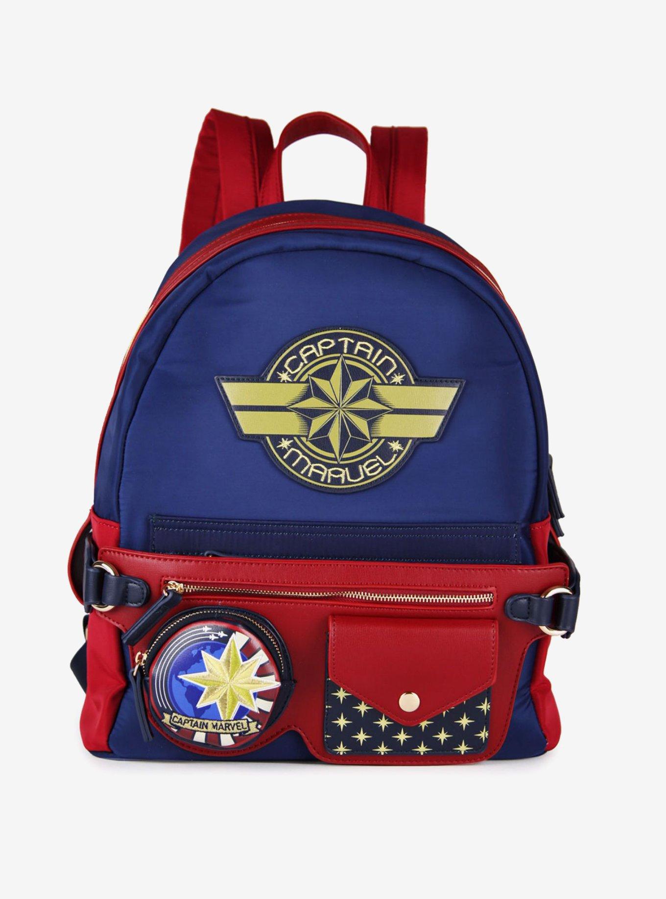 Danielle Nicole Marvel Captain Marvel Backpack | Hot Topic display picture 1