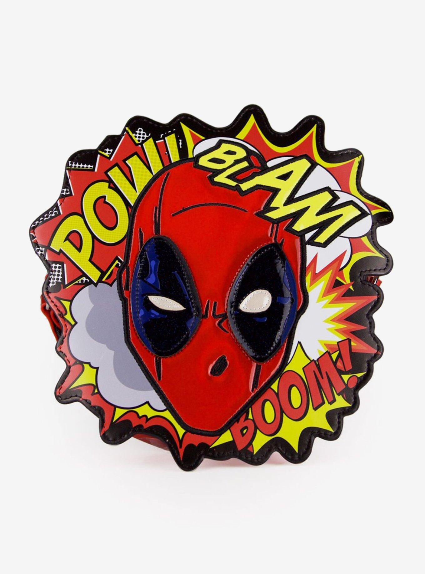 Danielle Nicole Marvel Deadpool Pop Diecut Crossbody Bag, , hi-res
