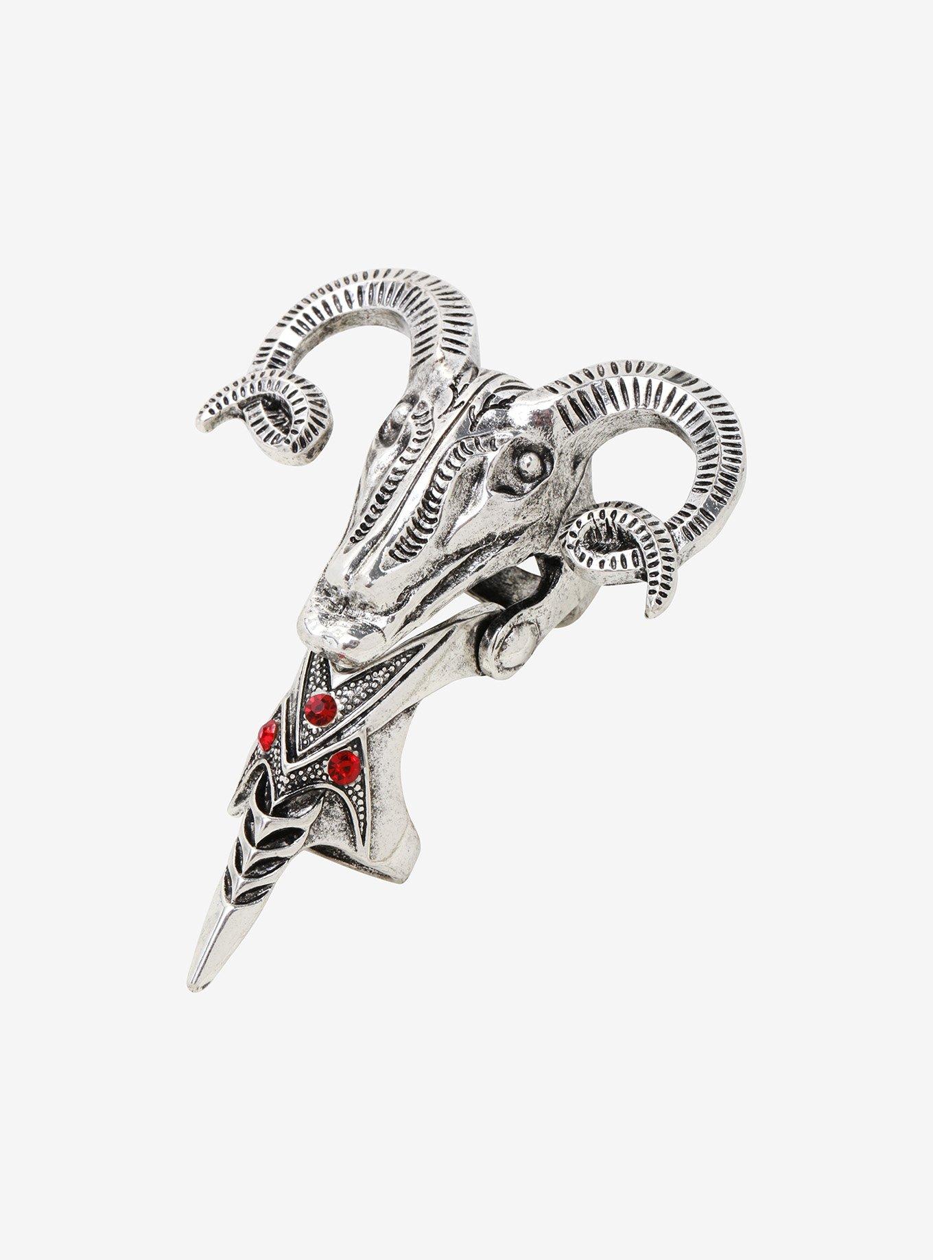 Ram Skull Armor Ring, , hi-res
