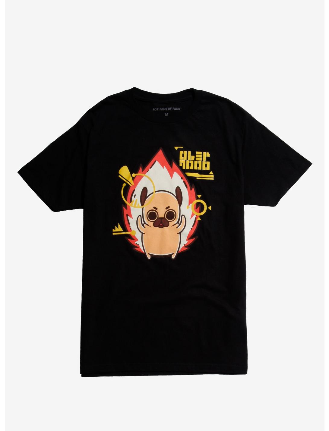 Puglie Superpower T-Shirt By Euge, BLACK, hi-res