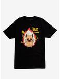 Puglie Superpower T-Shirt By Euge, BLACK, hi-res