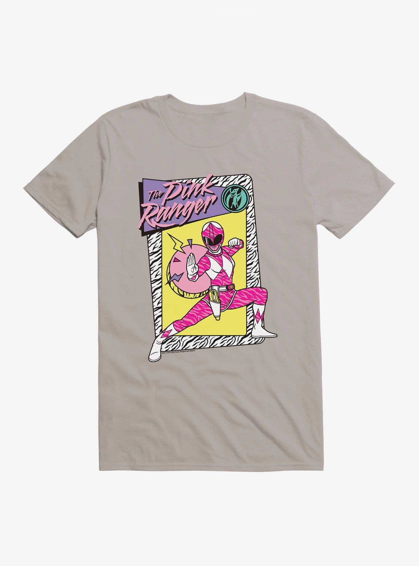 Mighty Morphin Power Rangers The Pink Ranger T-Shrt, LIGHT GREY, hi-res