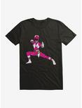 Mighty Morphin Power Rangers Pink Ranger Action Move T-Shrt, BLACK, hi-res