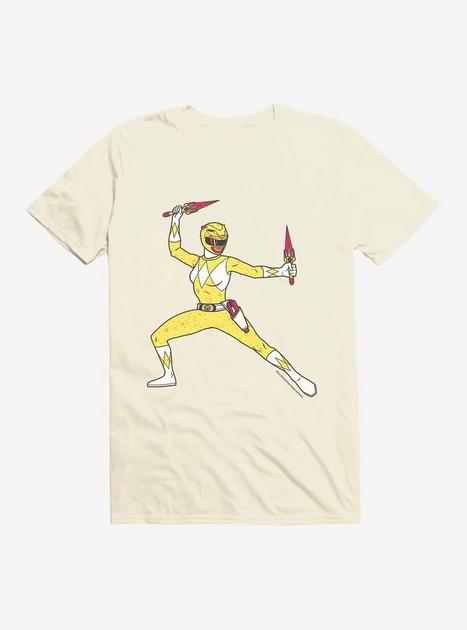 Mighty Morphin Power Rangers Yellow Ranger Ready T-Shrt | BoxLunch