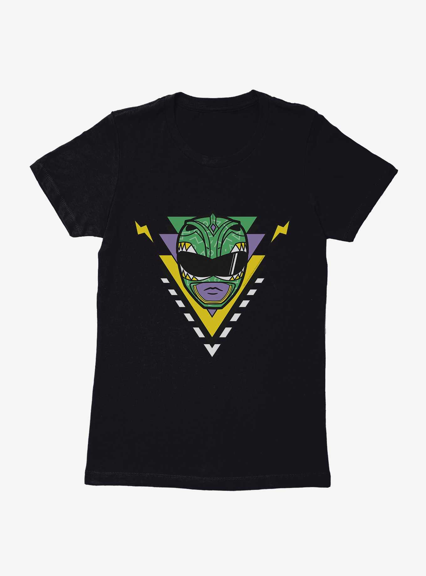 Mighty Morphin Power Rangers Green Ranger Mask Womens T-Shrt, , hi-res