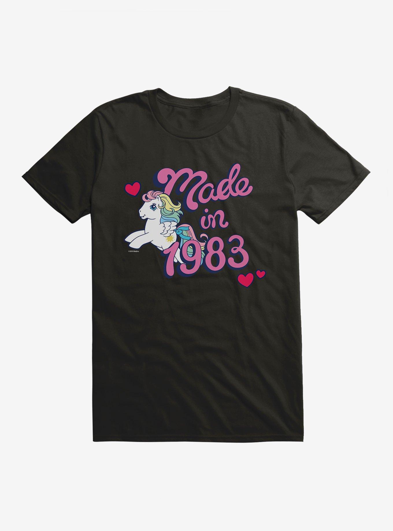 My Little Pony Made In 1983 T-Shirt, BLACK, hi-res