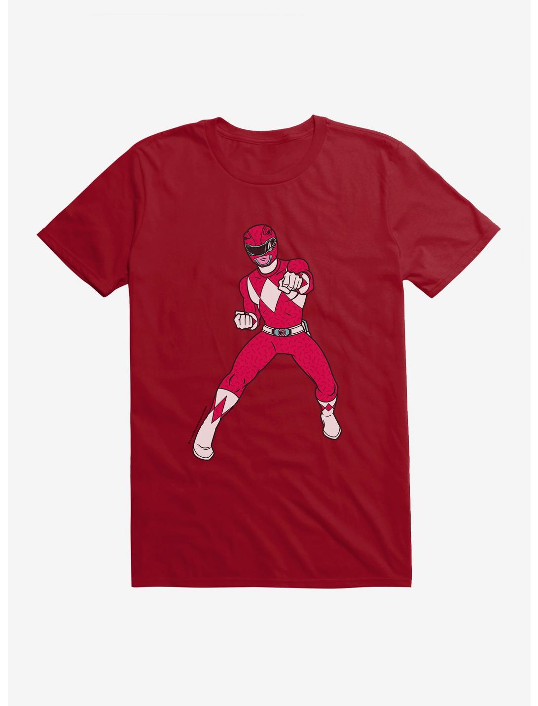 Mighty Morphin Power Rangers Red Ranger Punch T-Shrt, INDEPENDENCE RED, hi-res