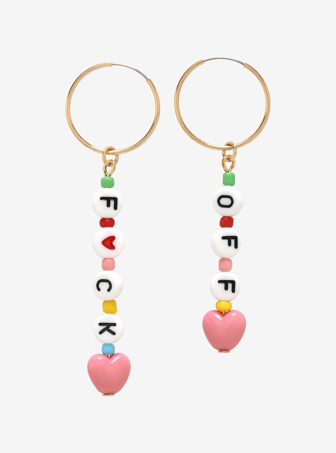 F*ck Off Mismatch Earrings, , hi-res