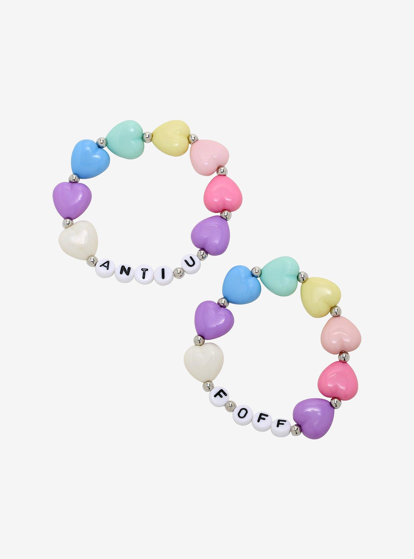 Socially Awkward Club Anti U & F Off Bracelet Set