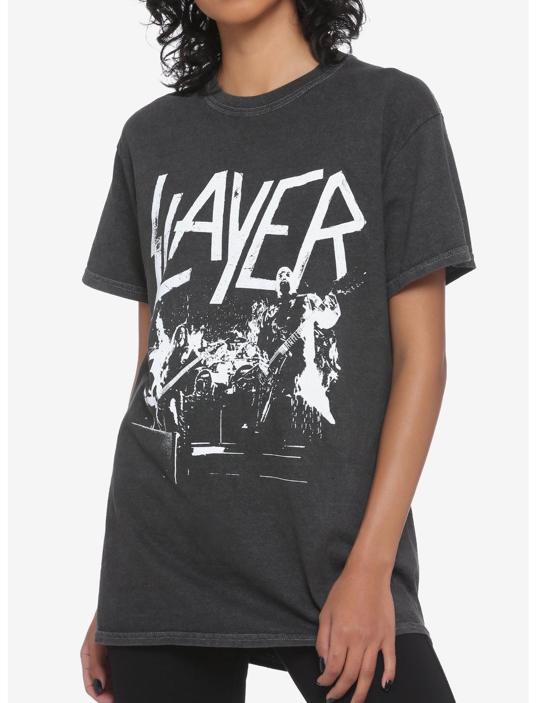 Slayer Live Photo Girls T-Shirt, BLACK, hi-res