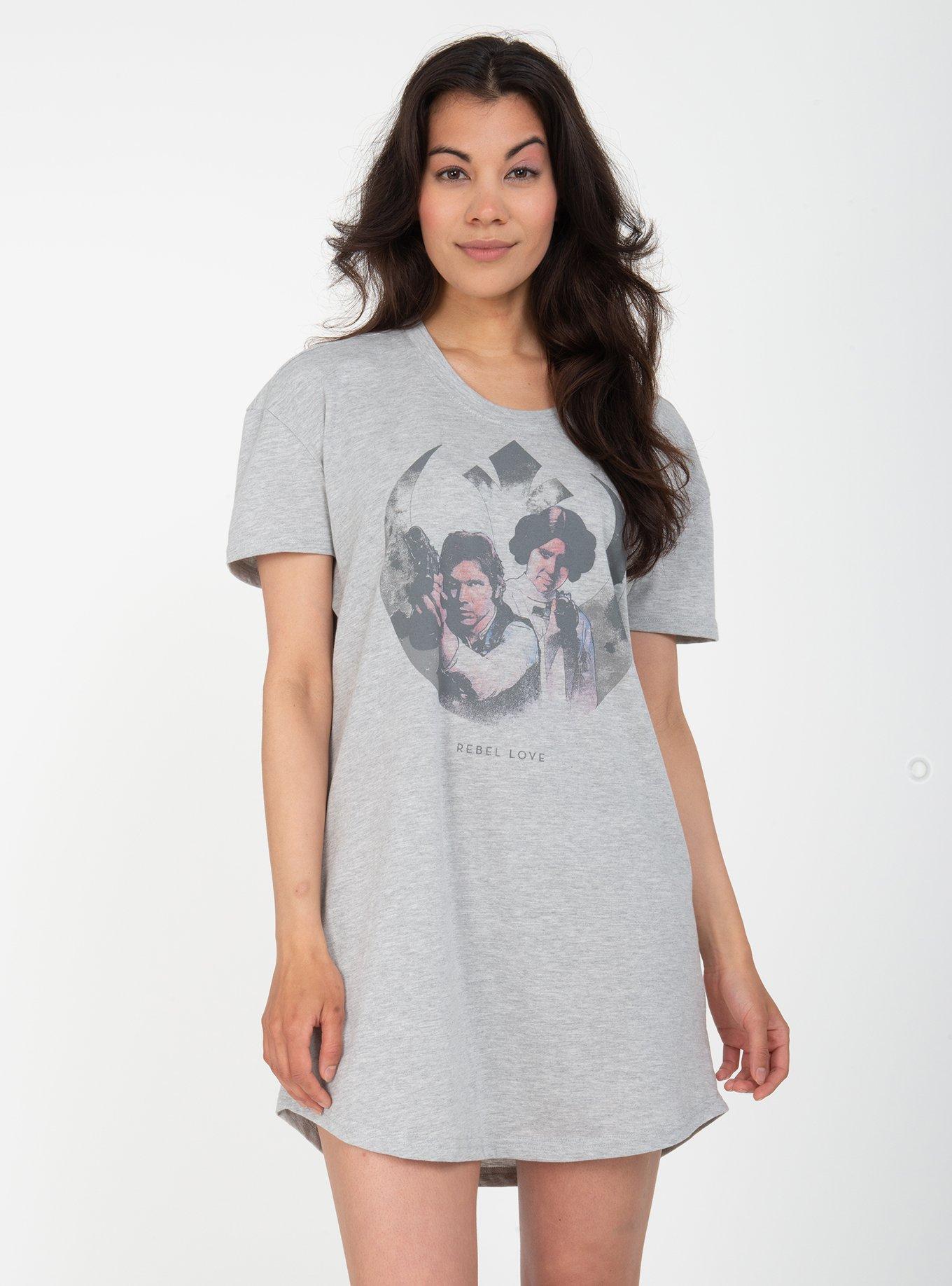 Star Wars Rebel Love Night Shirt, GREY, hi-res