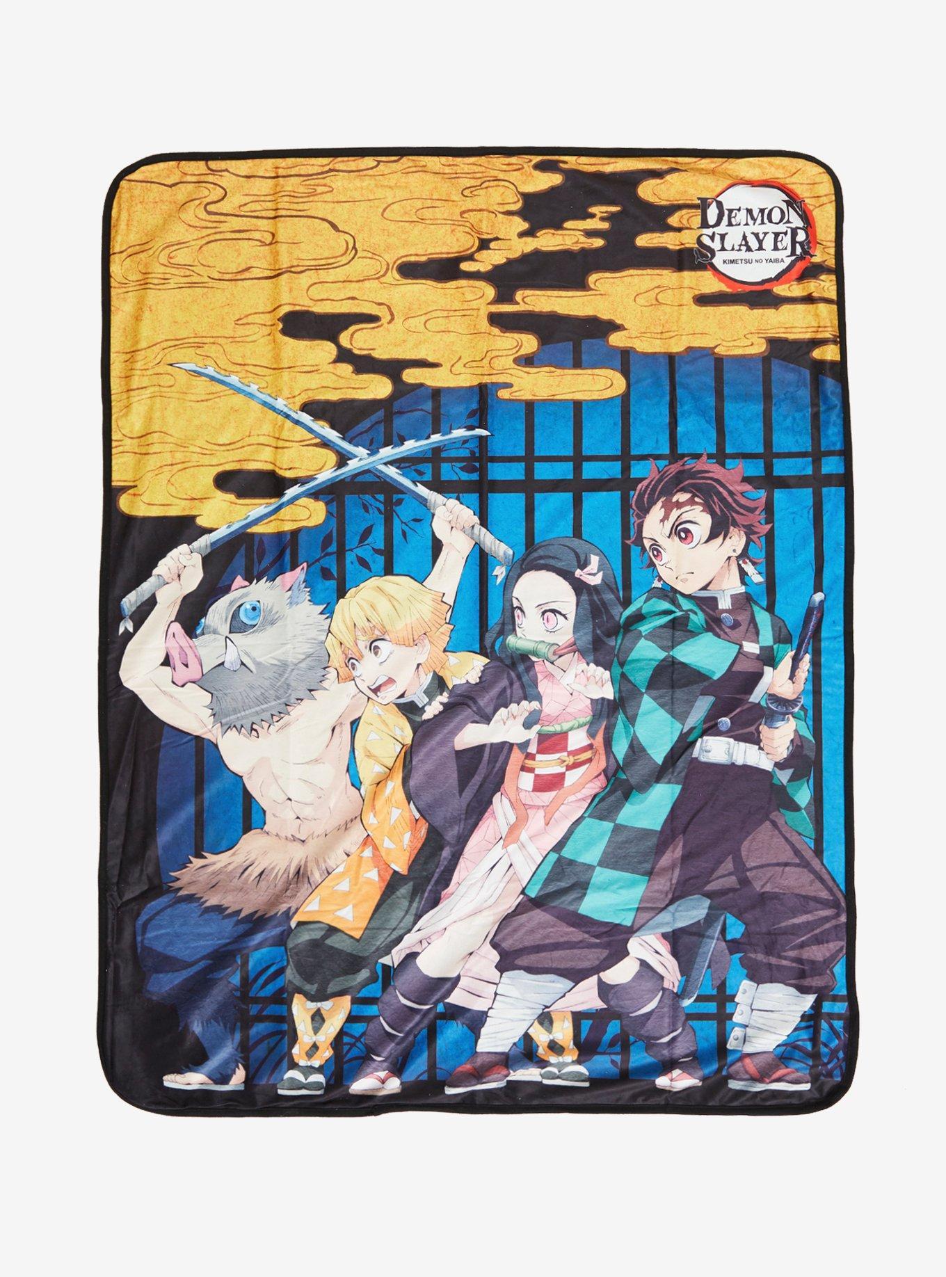 Funny Anime Demon Slayer T Shirt Fleece Blanket by Anime Art - Fine Art  America