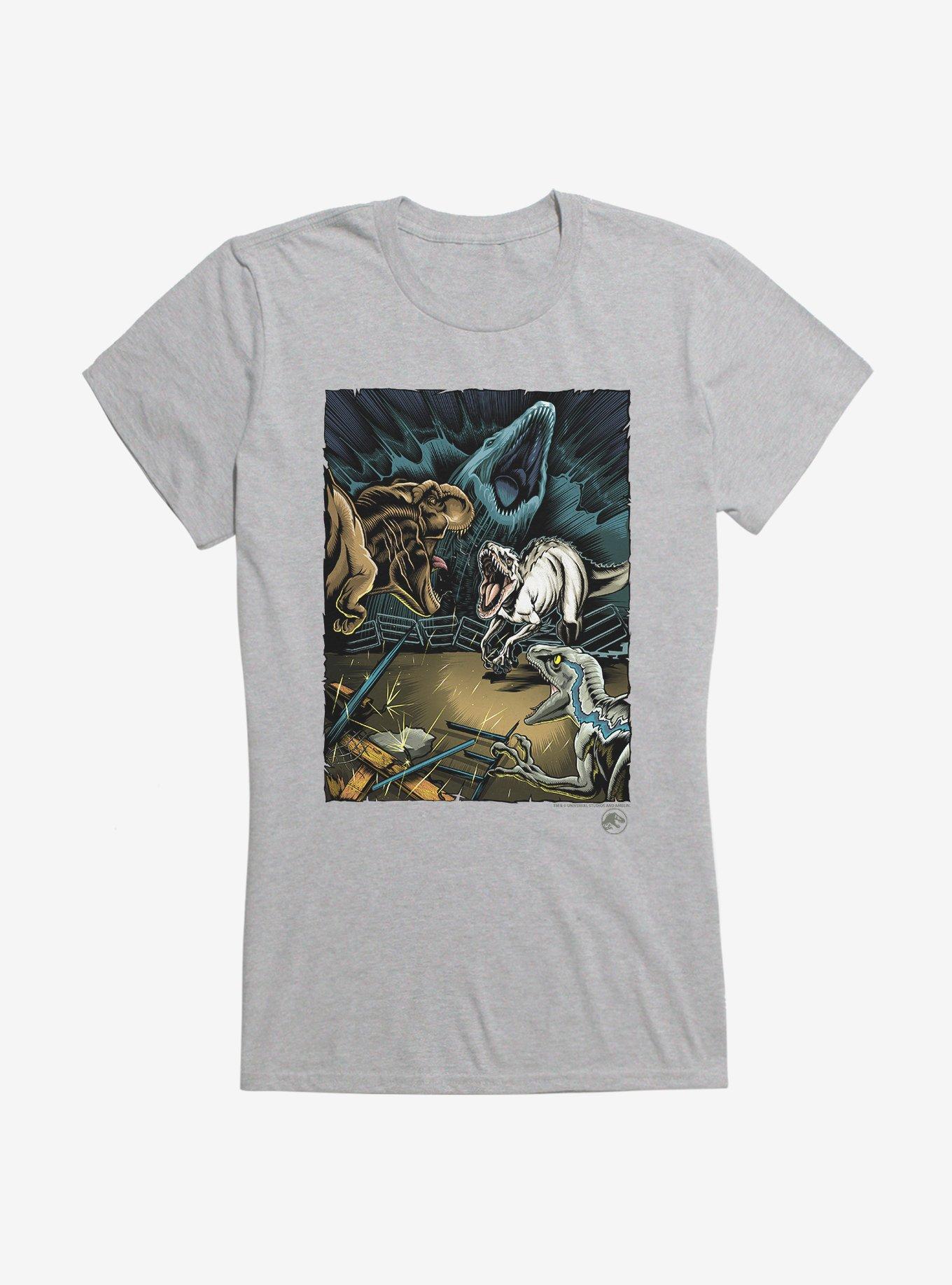 Jurassic World Dinosaur Battle Girls T-Shirt | Hot Topic