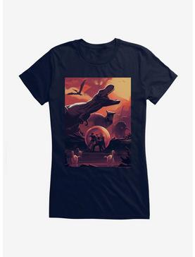 Jurassic World Volcano Eruption Chaos Girls T-Shirt, , hi-res
