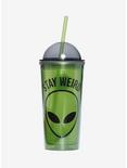 Stay Weird Alien Acrylic Travel Cup, , hi-res