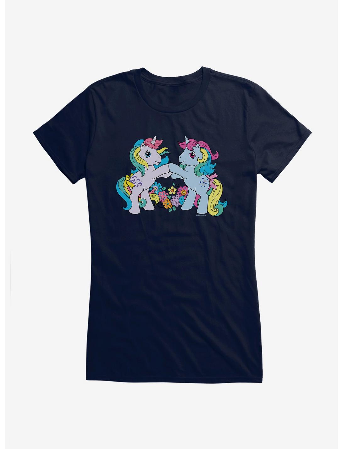 My Little Pony Field Of Flowers Girls T-Shirt, NAVY, hi-res