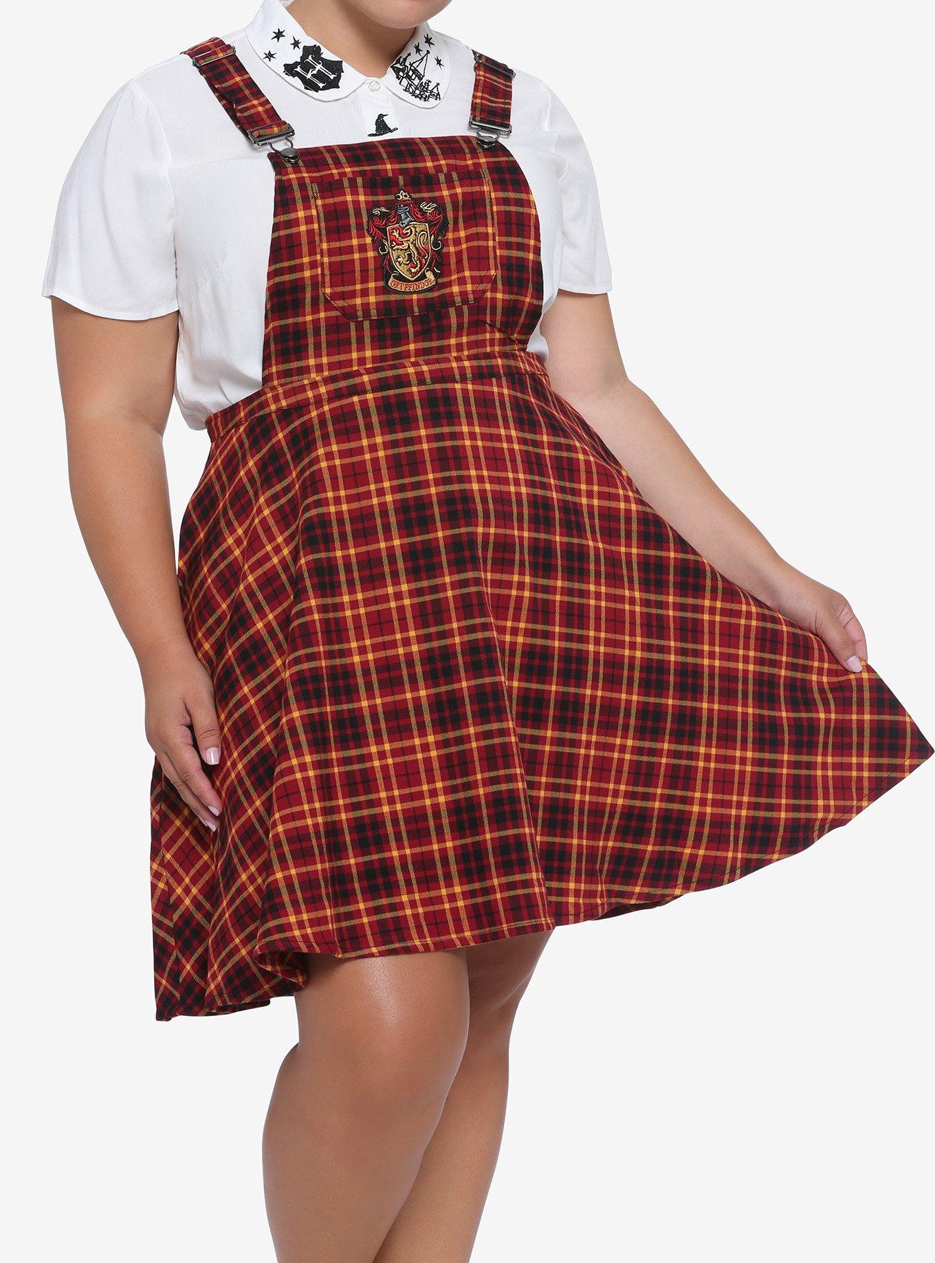 Harry Potter Gryffindor Plaid Skirtall Plus Size, MULTI, hi-res