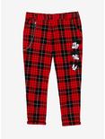 Disney Mickey Mouse Red Plaid Pants Plus Size, MULTI, hi-res
