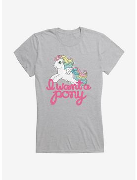 My Little Pony I Want To Party Girls T-Shirt, HEATHER, hi-res