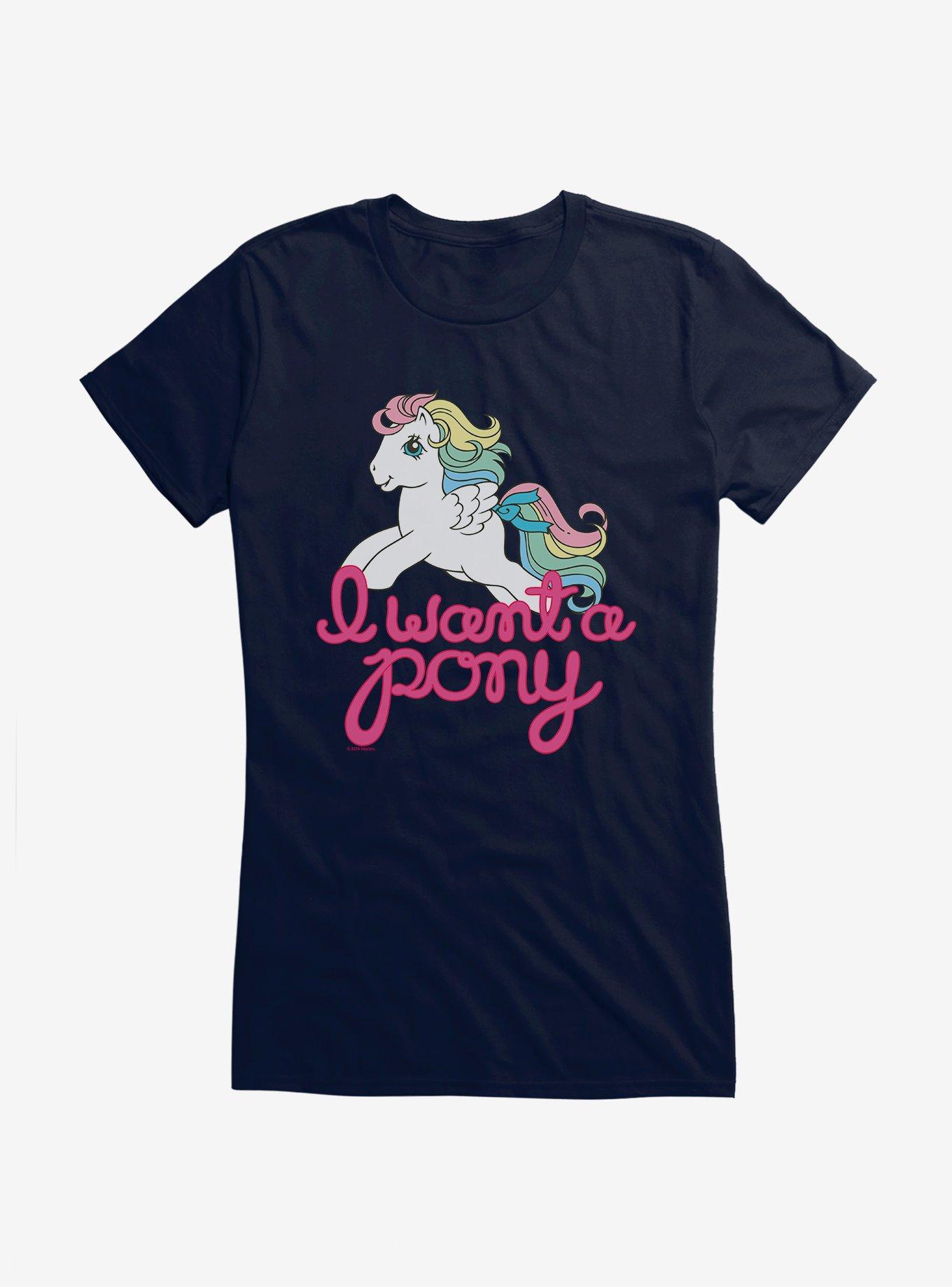 My Little Pony I Want To Party Girls T-Shirt, NAVY, hi-res