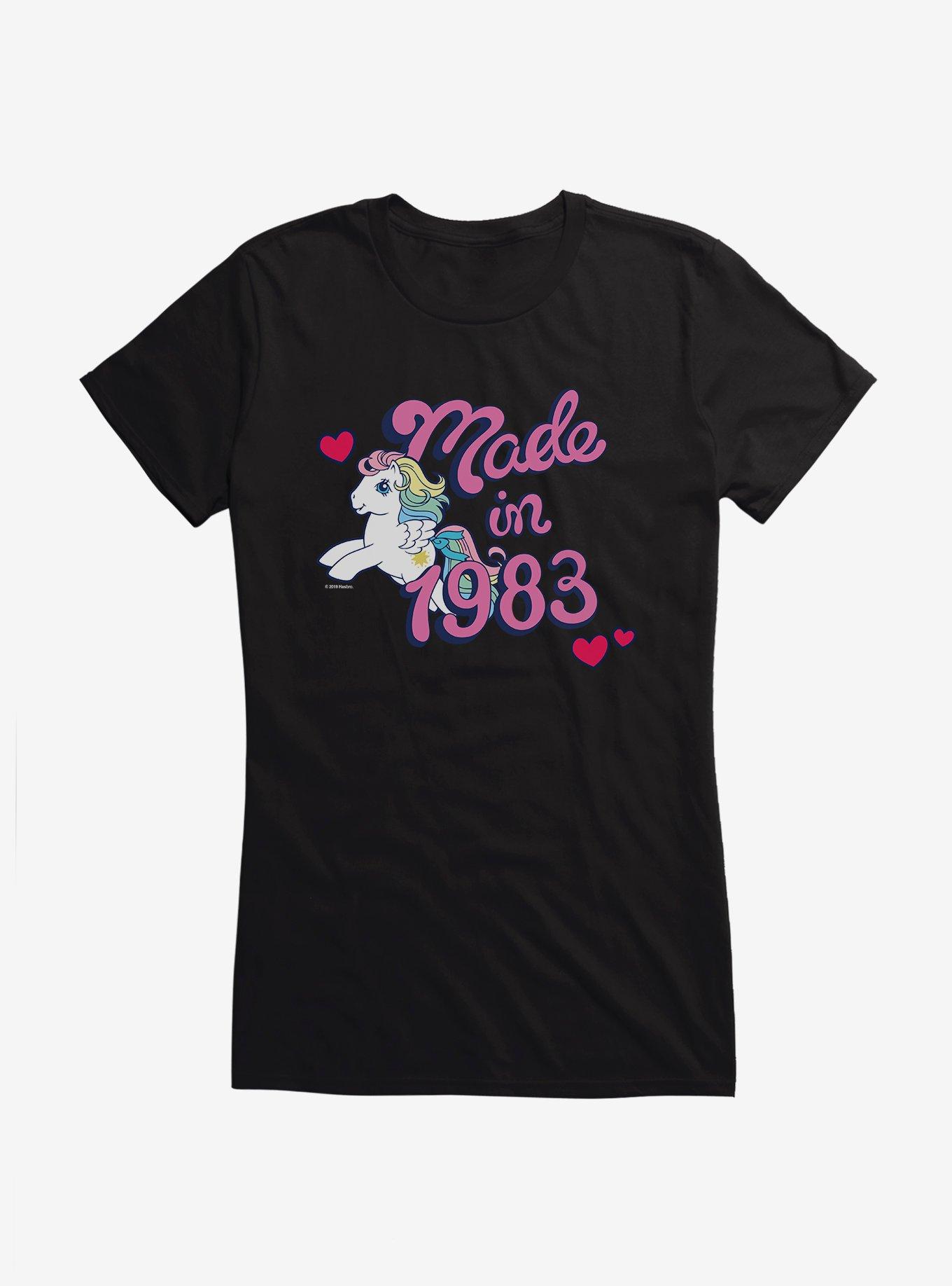 My Little Pony Made In 1983 Girls T-Shirt, BLACK, hi-res
