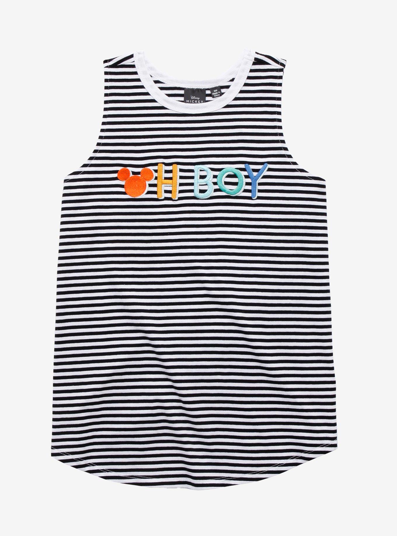 Disney Mickey Mouse Oh Boy Women's Tank Top - BoxLunch Exclusive, MULTI, hi-res