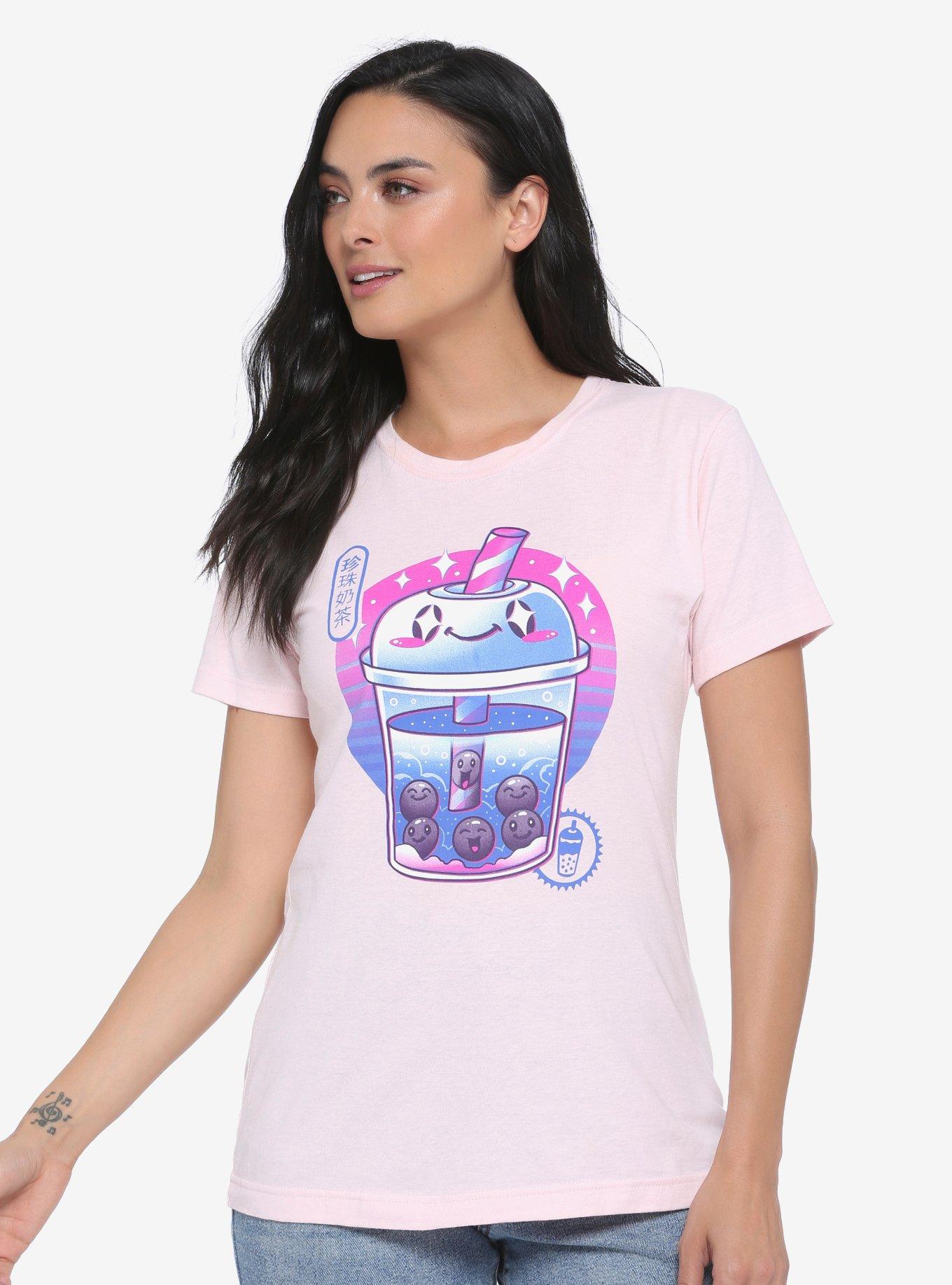 Boba Tea Faces Women's T-Shirt - BoxLunch Exclusive | BoxLunch