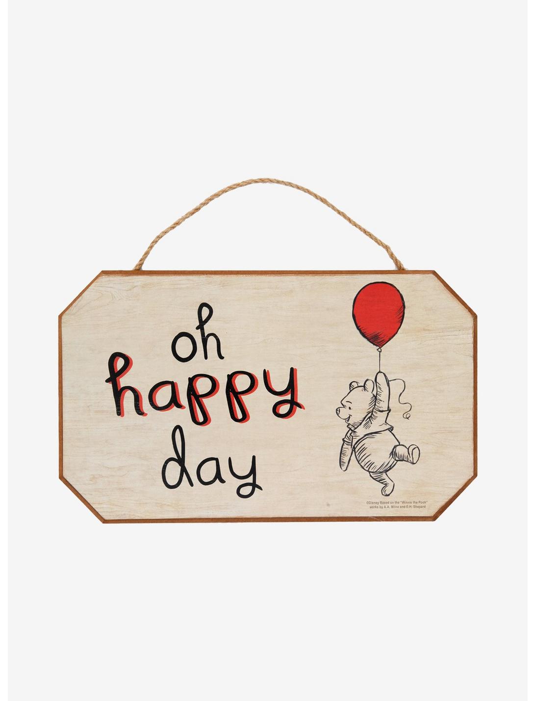 Disney Winnie The Pooh Happy Day Door Sign, , hi-res
