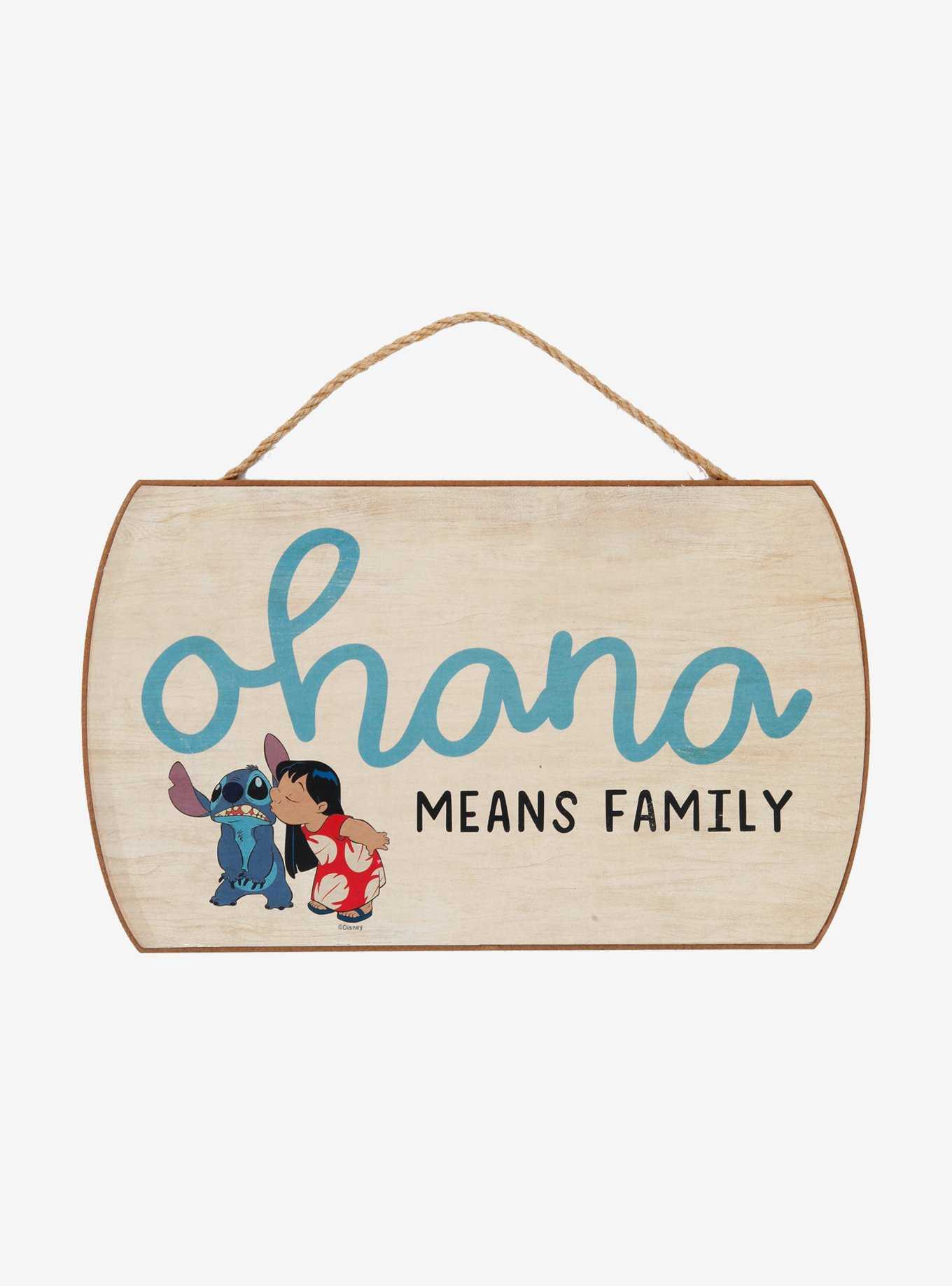 Disney Lilo & Stitch Ohana Door Sign, , hi-res