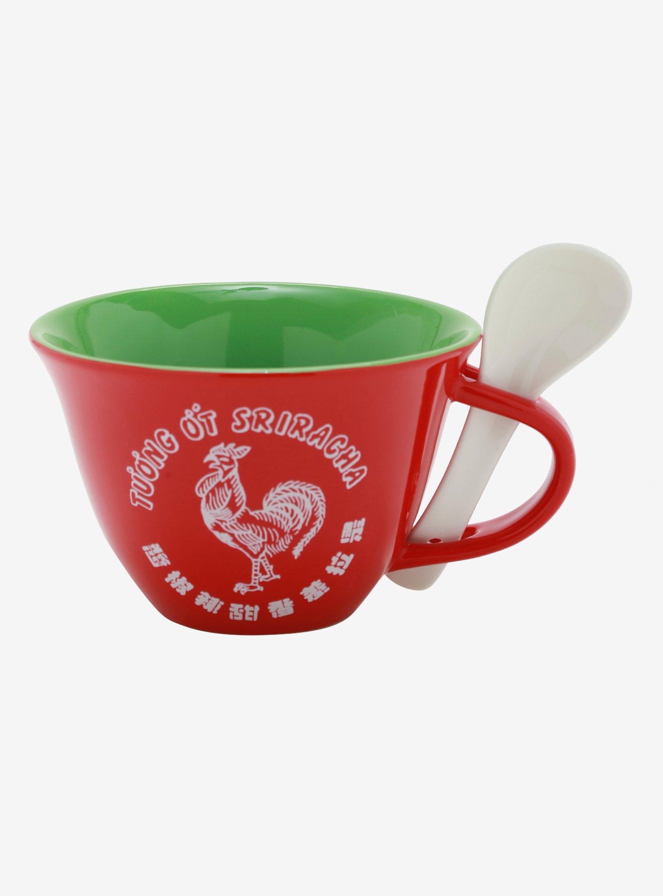 Sriracha Soup Mug With Spoon Hot Topic