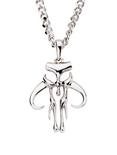 Star Wars The Mandalorian Cut Out Pendant With Chain Necklace, , hi-res