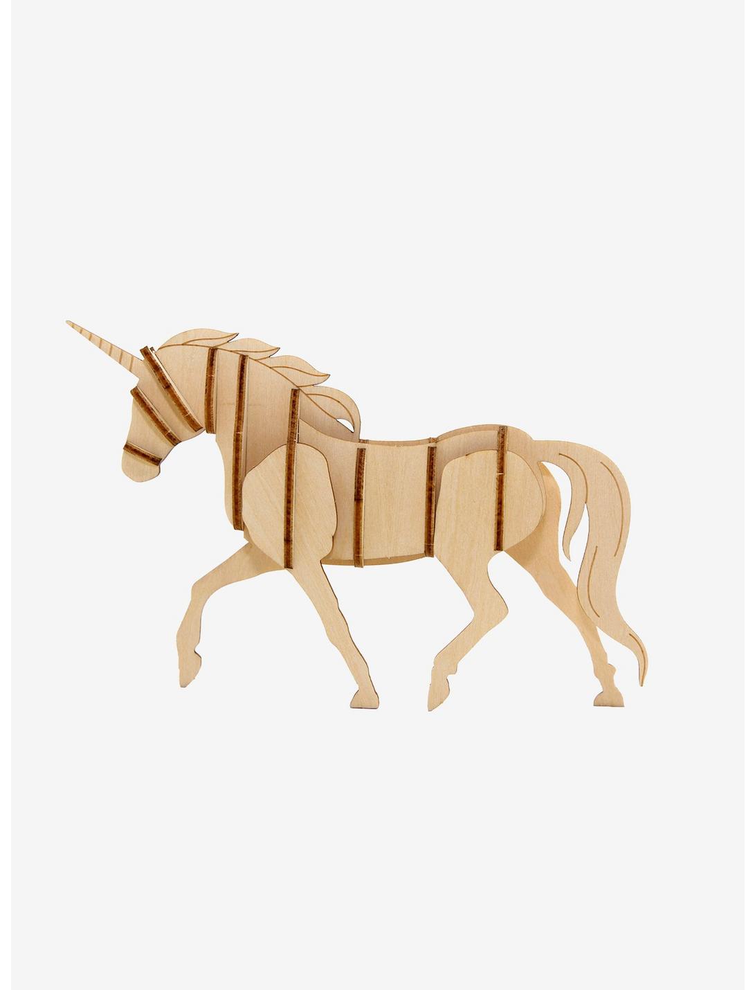 IncrediBuilds Unicorn Book & 3D Wood Model Kit, , hi-res