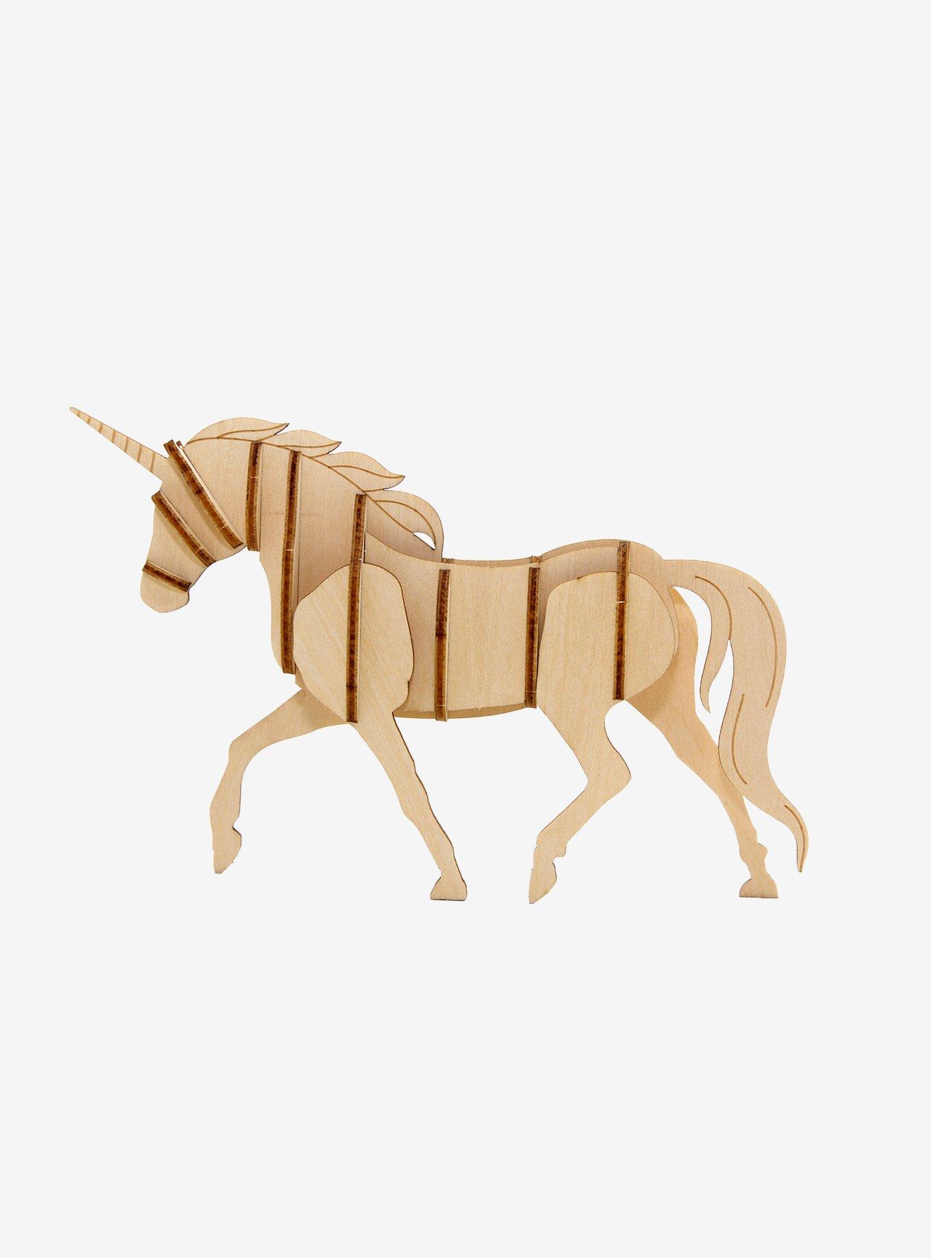 IncrediBuilds Unicorn Book & 3D Wood Model Kit, , hi-res