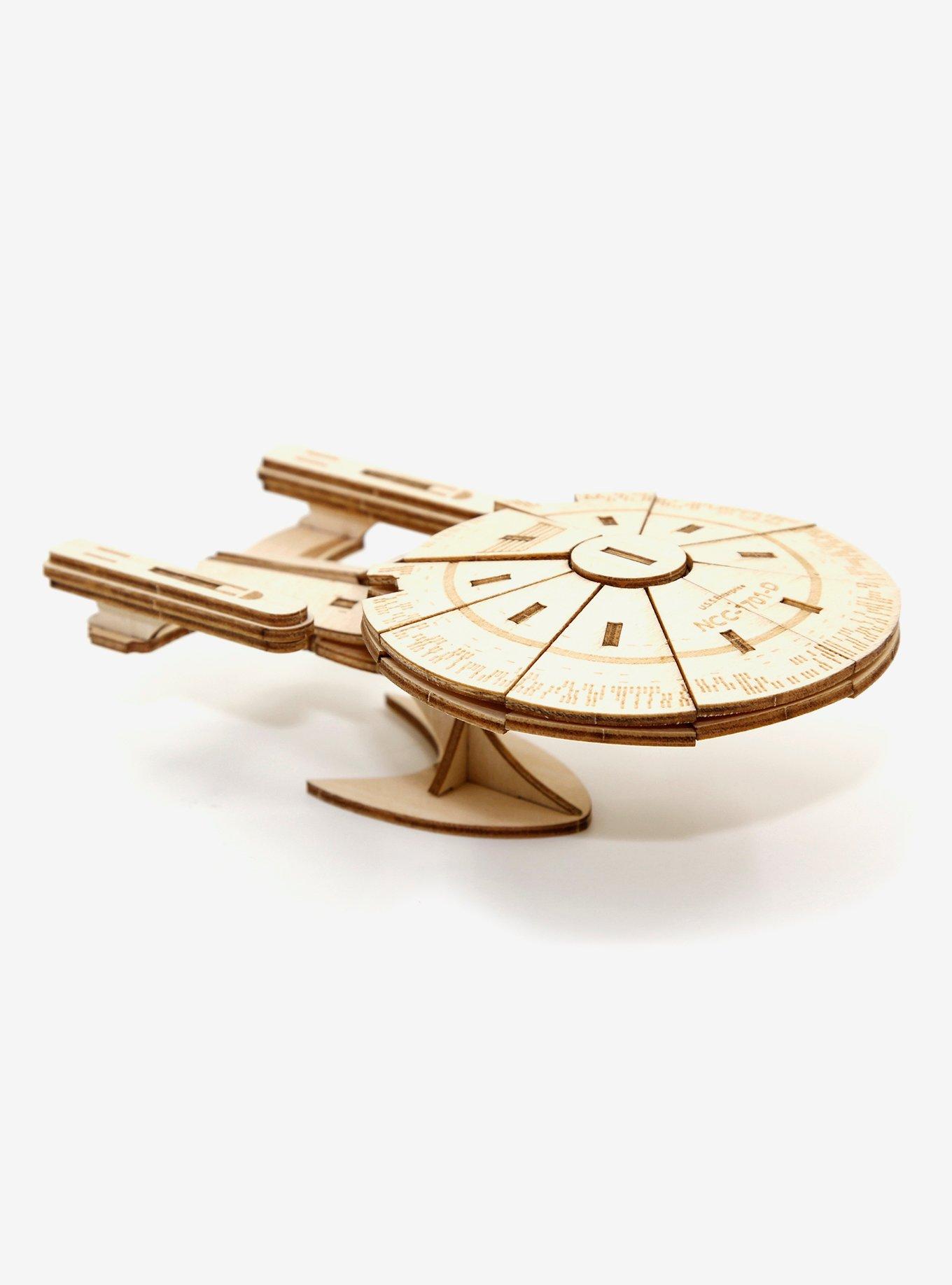 IncrediBuilds Star Trek: The Next Generation U.S.S. Enterprise Book & 3D Wood Model Kit, , hi-res