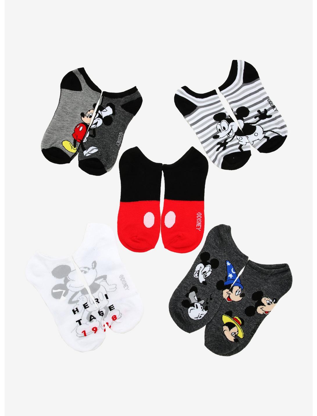 Disney Classic Mickey Mouse Ankle Sock Set, , hi-res