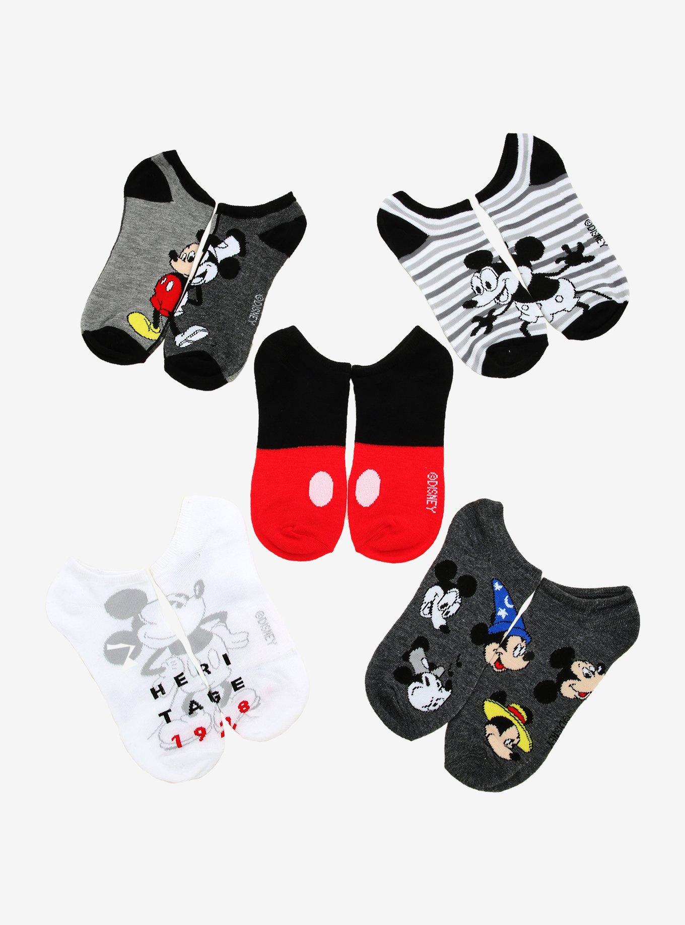Disney Classic Mickey Mouse Ankle Sock Set, , hi-res