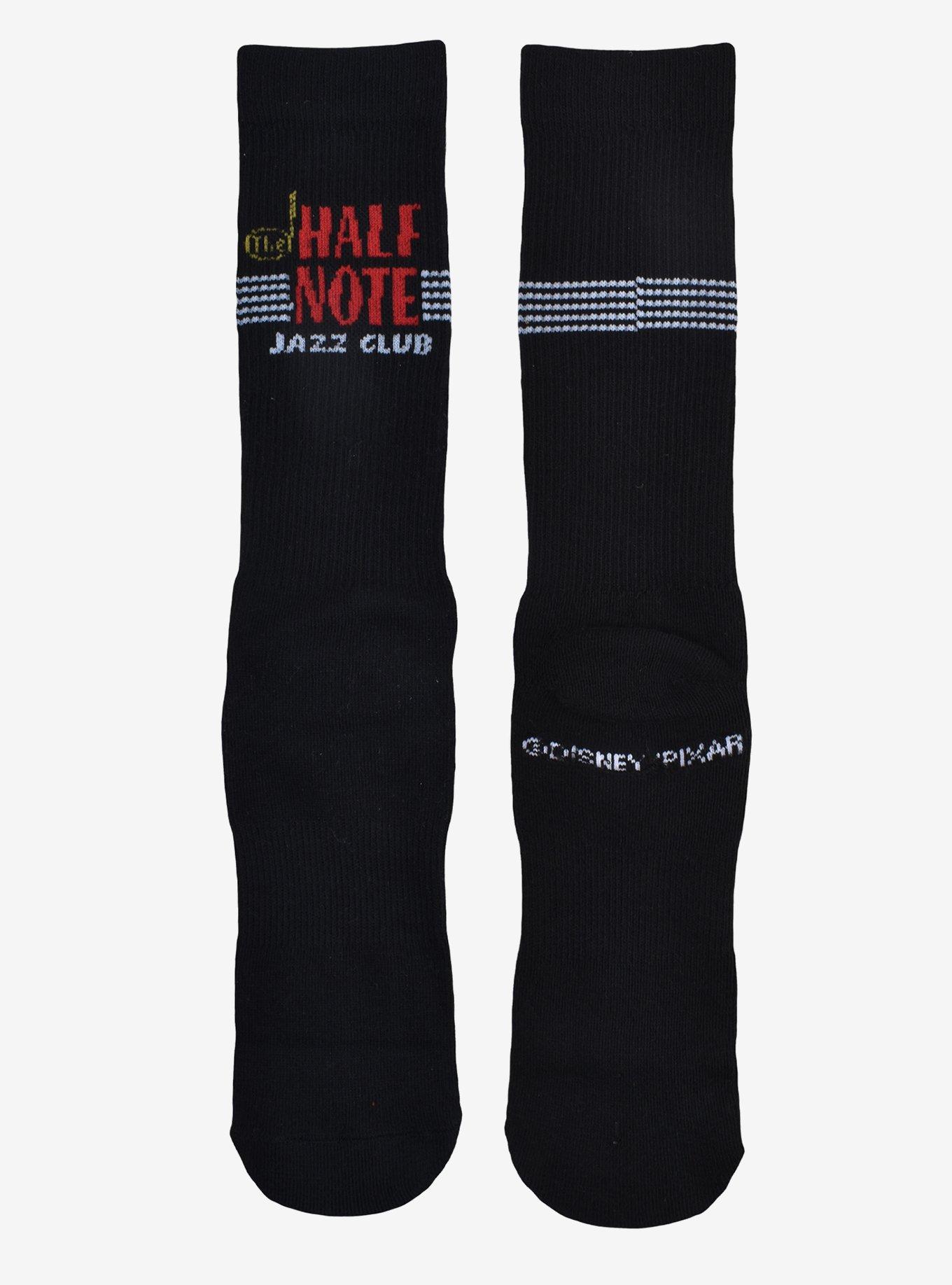 Disney Pixar Soul Half Note Jazz Club Crew Socks - BoxLunch Exclusive, , hi-res