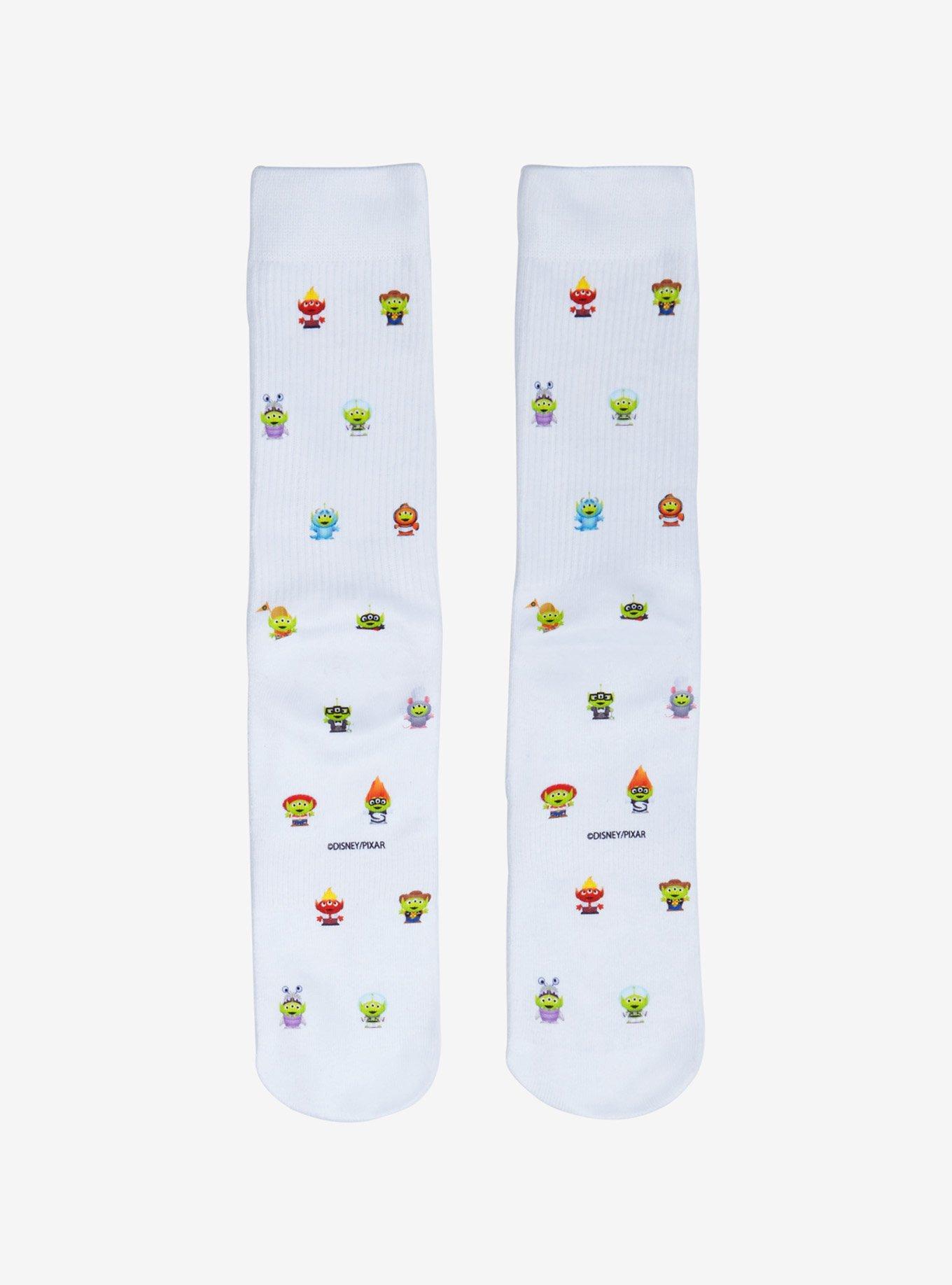 Disney Pixar Toy Story Alien Remix Crew Socks, , hi-res