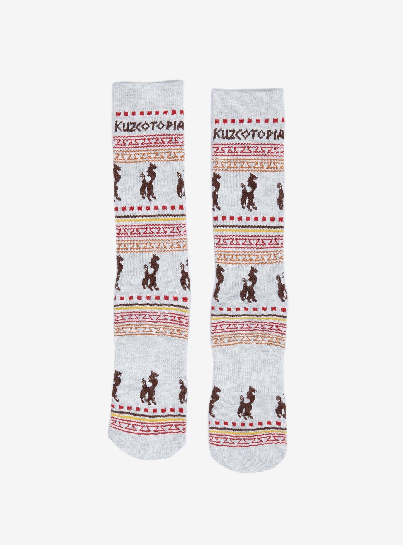 Disney The Emperor's New Groove Kuzcotopia Crew Socks, , hi-res